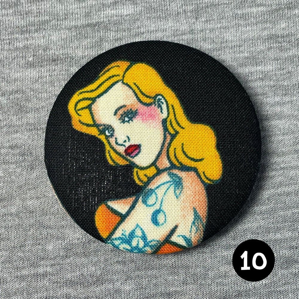 Tattoo Lady - Fashion Badges