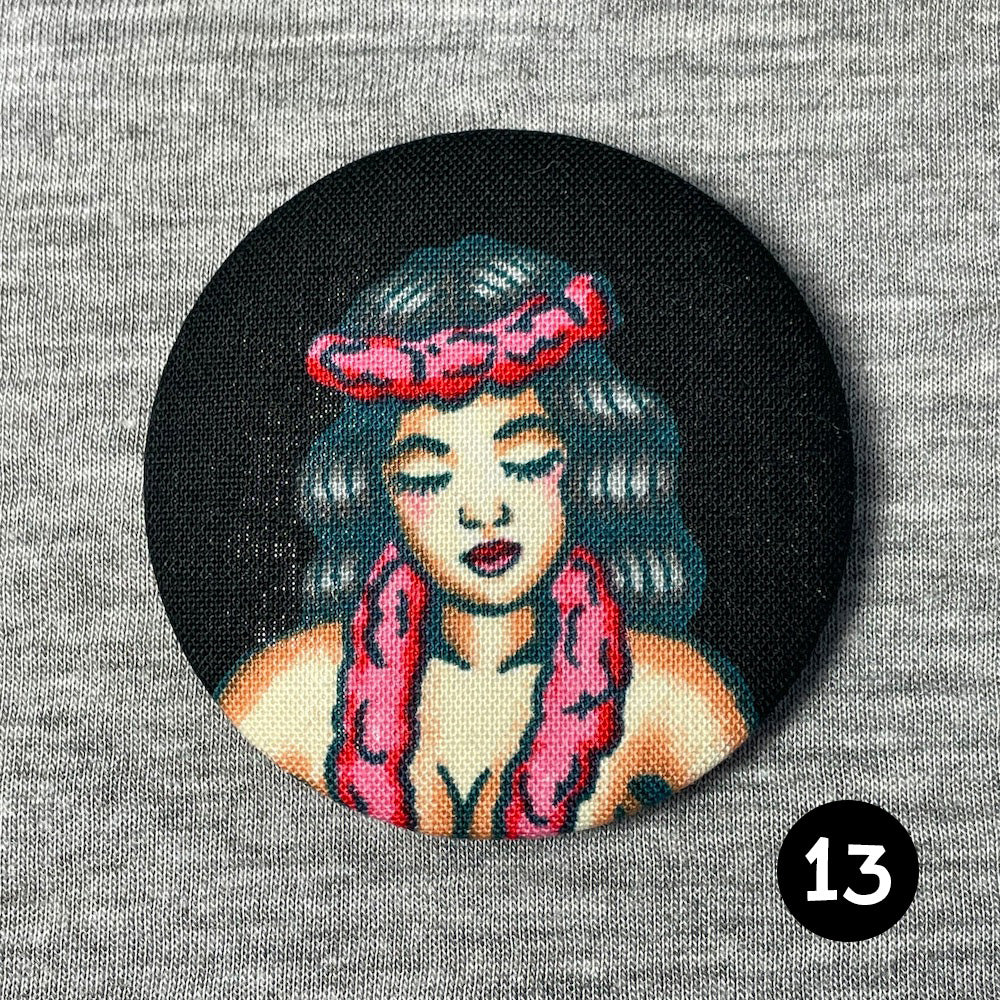 Tattoo Lady - Fashion Badges