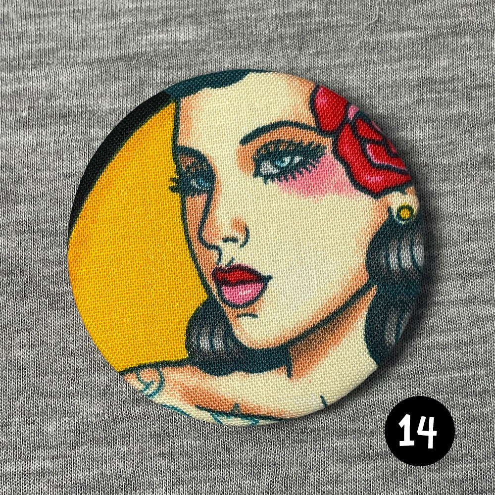 Tattoo Lady - Fashion Badges