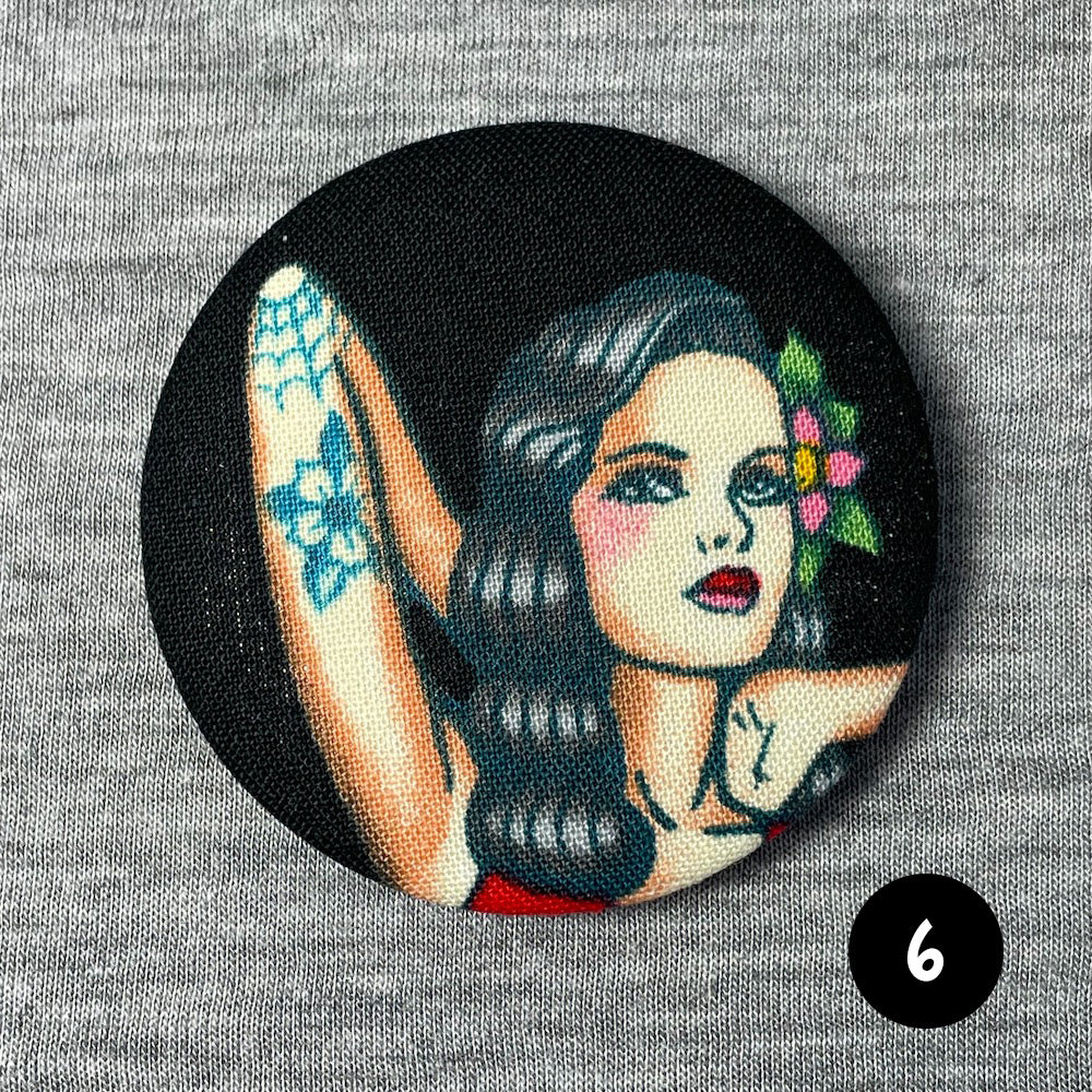 Tattoo Lady - Fashion Badges