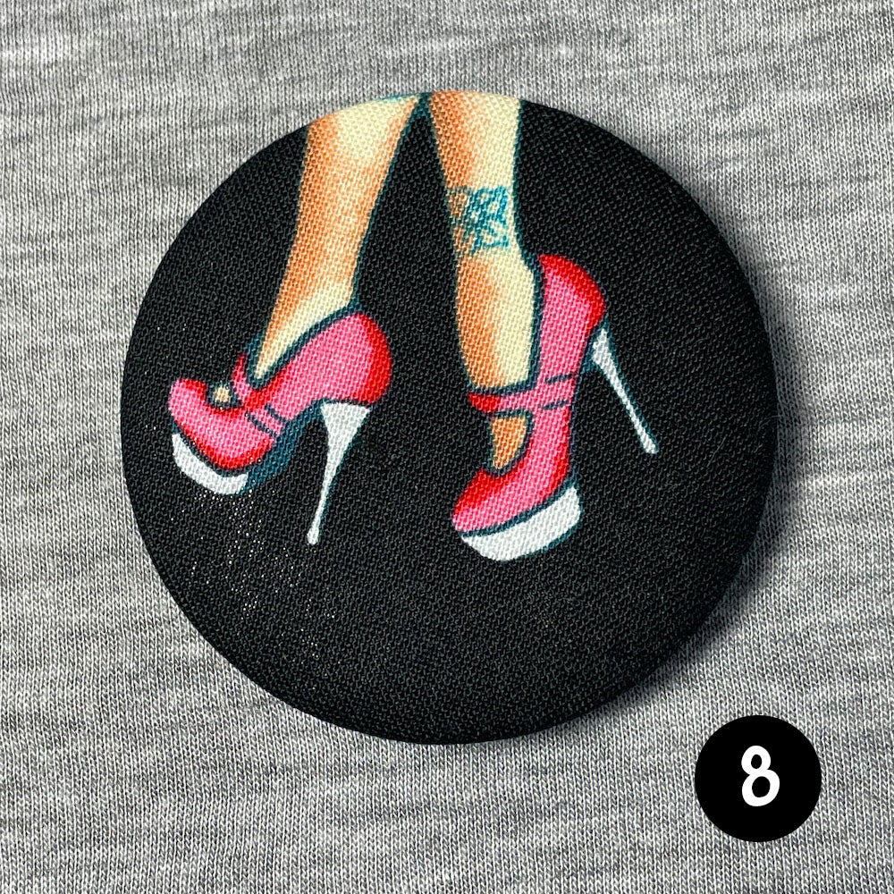 Tattoo Lady - Fashion Badges