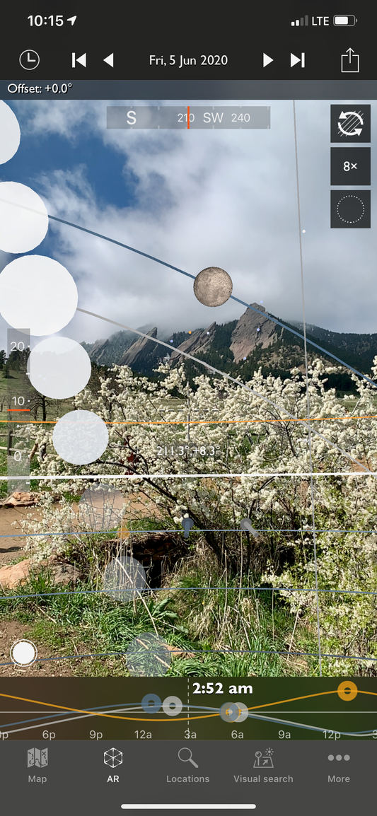 3 - Shorter shadows - watching the light with an ephemeris app