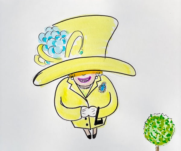 Busy Queen bee - drawings morph into cuddly cartoons