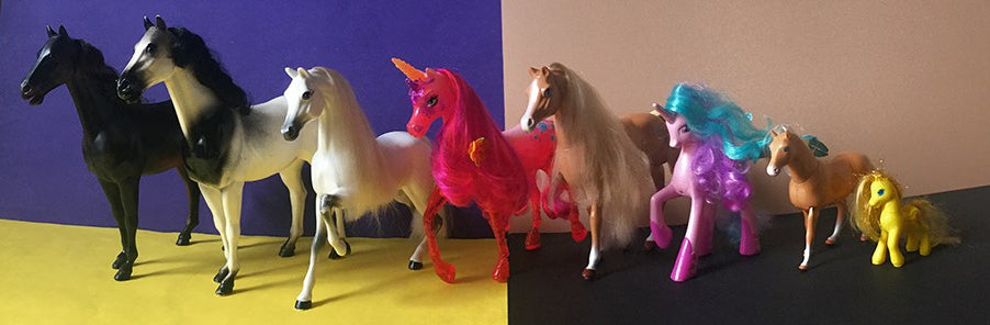 Wild fantasy horses and ponies