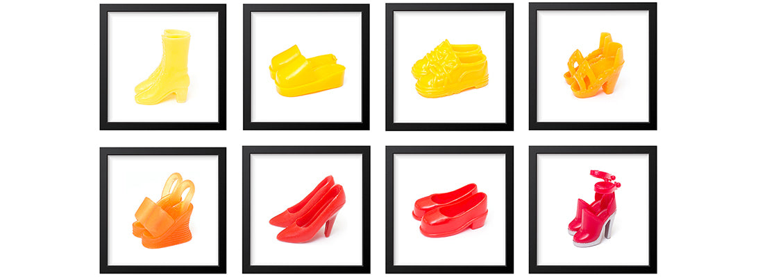 Rubbery jelly plastic shoes