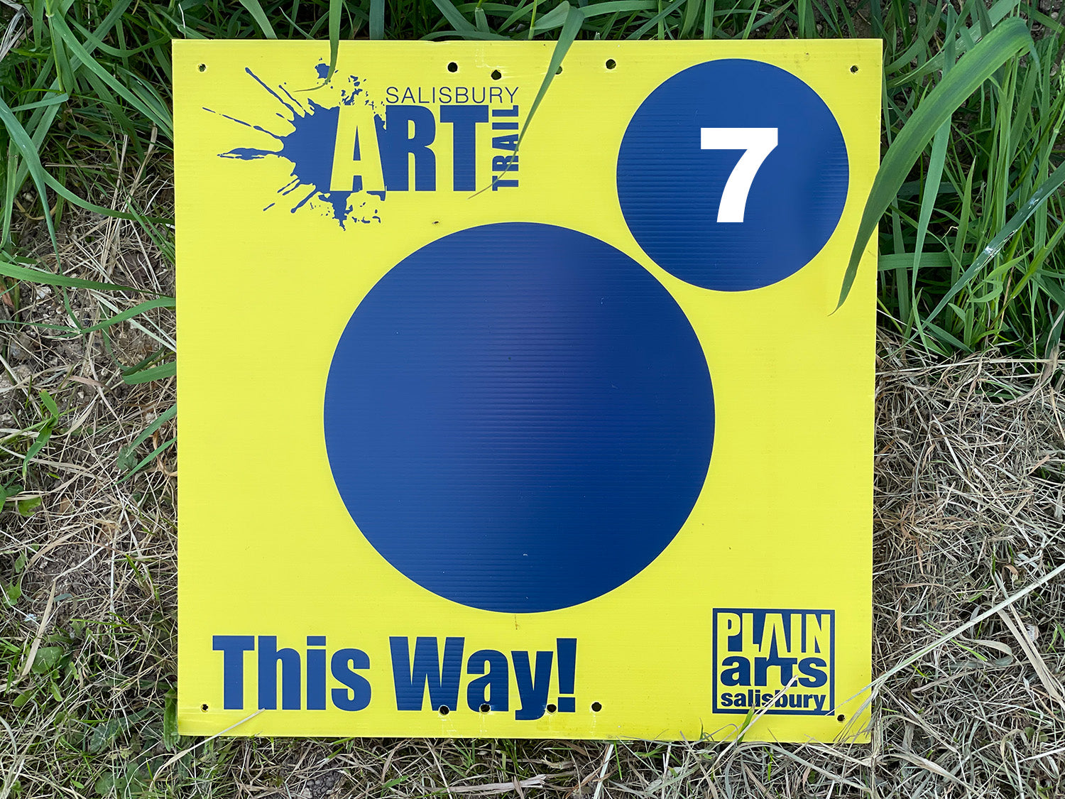 Salisbury Art Trail signage for venue 7
