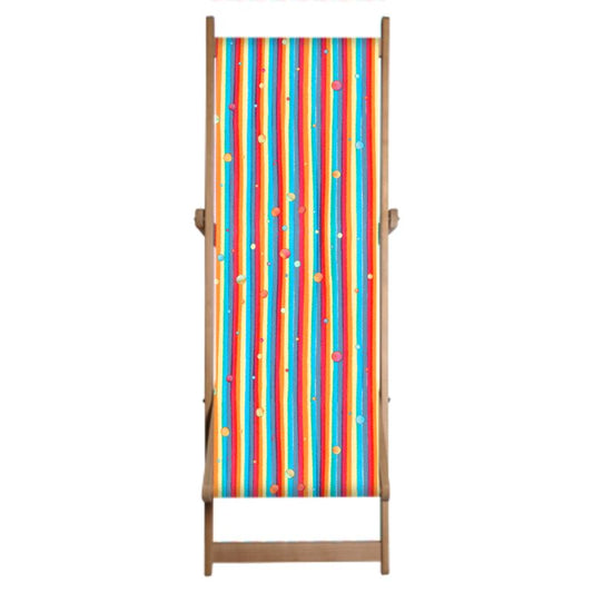 Deckchair Sling - Rainbow Splash on Stripes