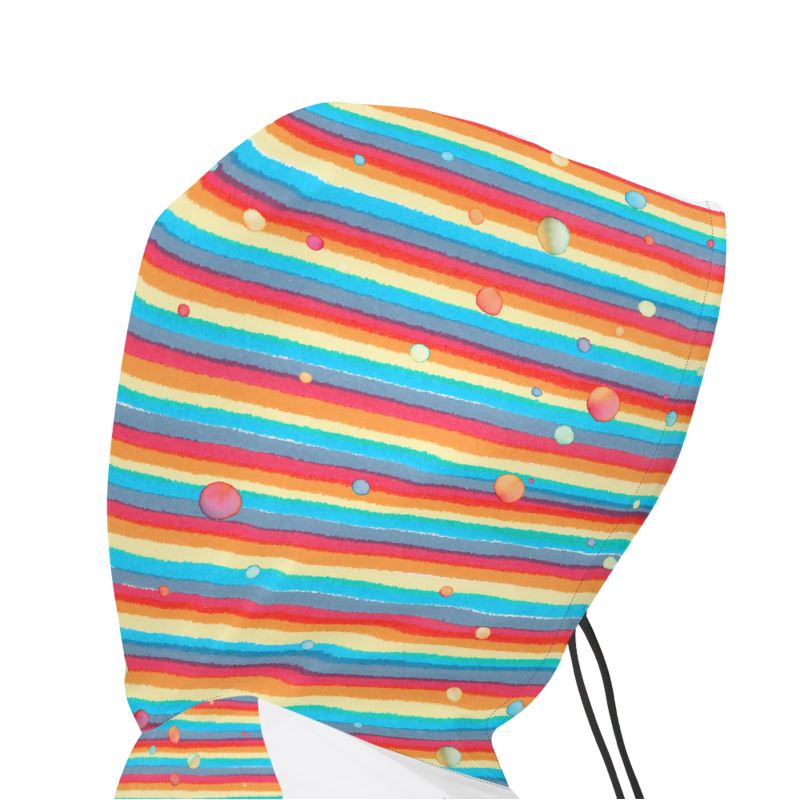 Hazmat Suit - Rainbow Splash on Stripes