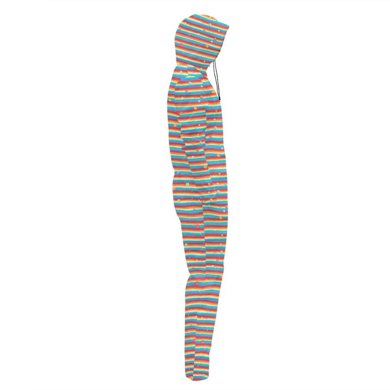 Hazmat Suit - Rainbow Splash on Stripes
