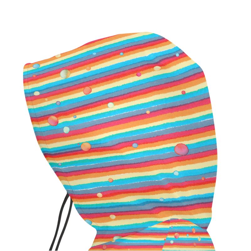 Hazmat Suit - Rainbow Splash on Stripes