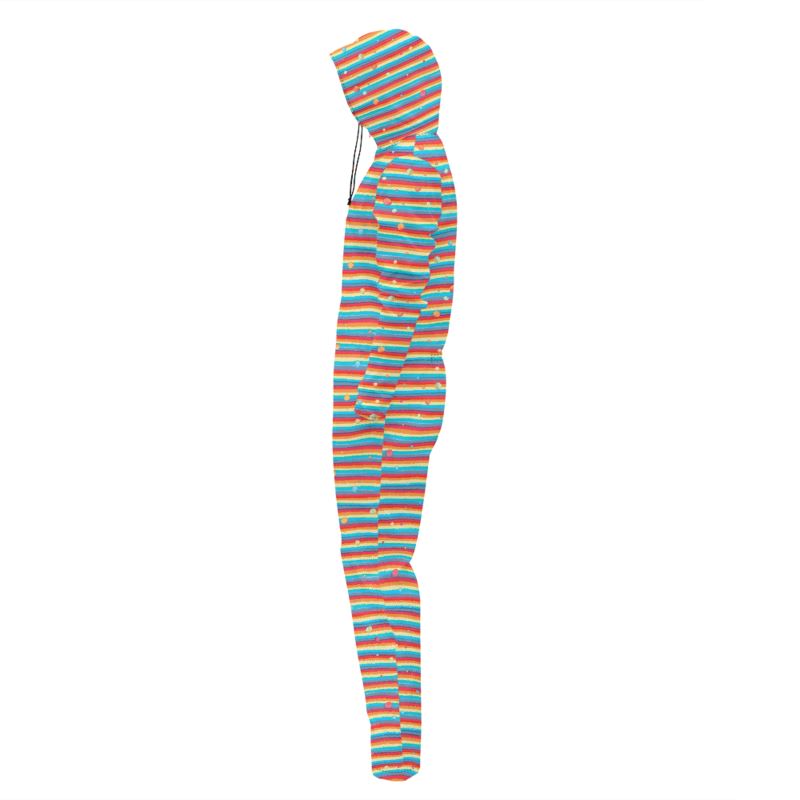 Hazmat Suit - Rainbow Splash on Stripes