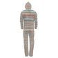 Hazmat Suit - Rainbow Splash on Stripes