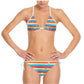 Bikini - Rainbow Splash on Stripes