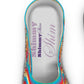 Espadrille Shoes - Rainbow Splash on Stripes