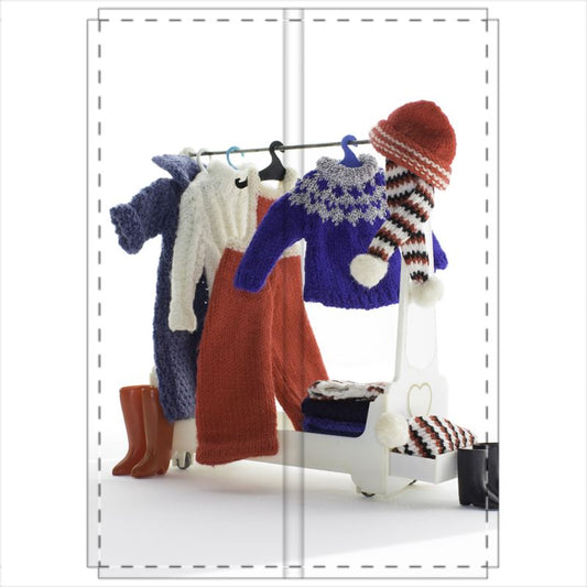 2 Panel Folding Screen - Winter style Fashion Vignette