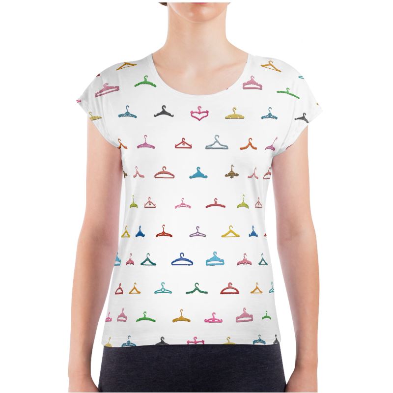 Women’s Loose Fit T-shirt - Funky Polka Hangers