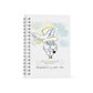 Spiral Notebook - Angelic Queen Elizabeth II with commemorative text