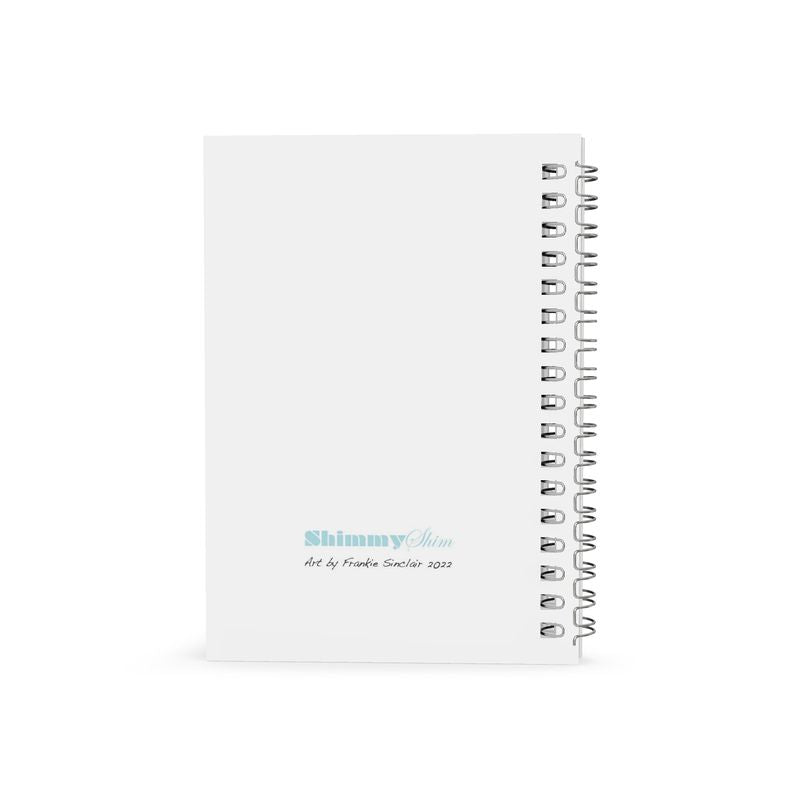 Spiral Notebook - Angelic Queen Elizabeth II with commemorative text