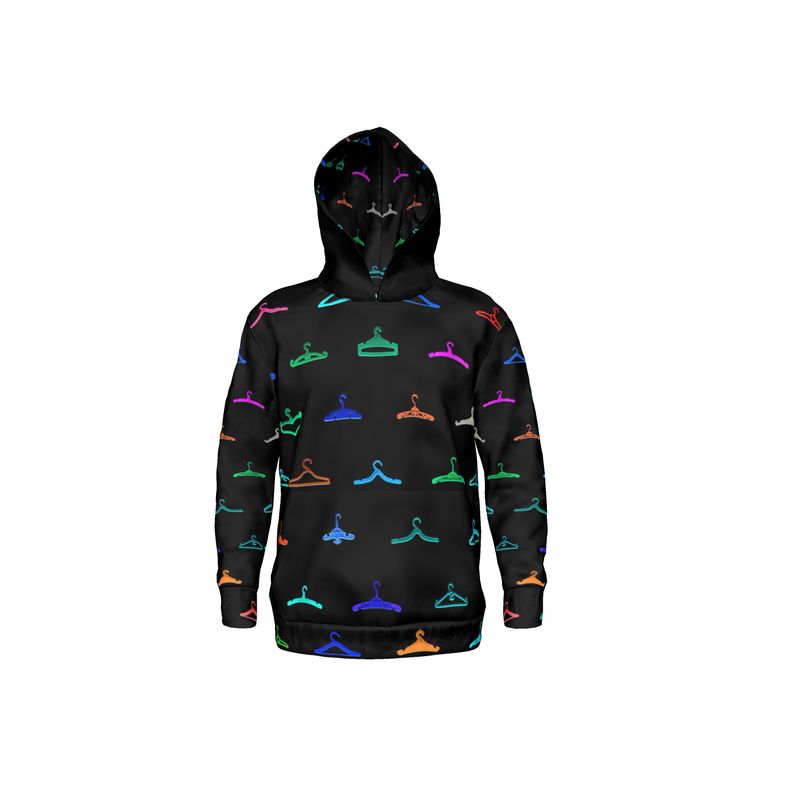 Unisex Hoodie - Funky Polka multi colour hangers