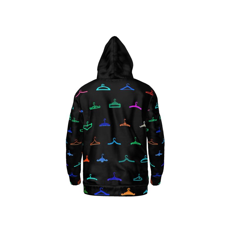 Unisex Hoodie - Funky Polka multi colour hangers