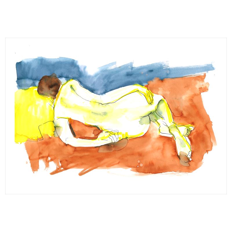 A3 art print - Caterina with colours January 2023