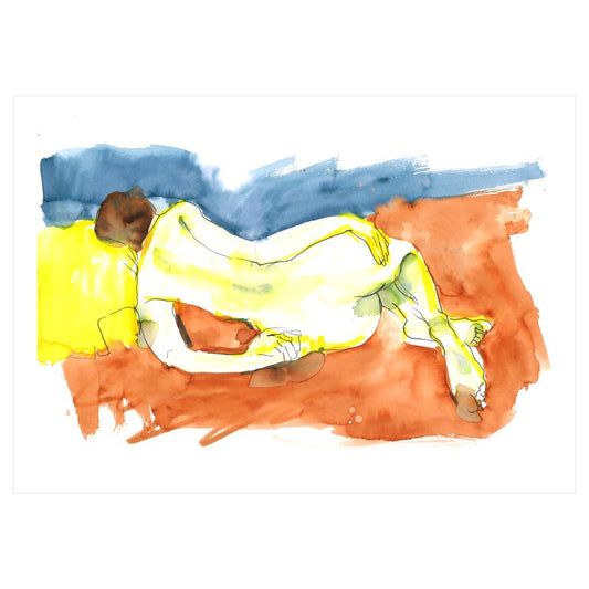 A3 art print - Caterina with colours January 2023