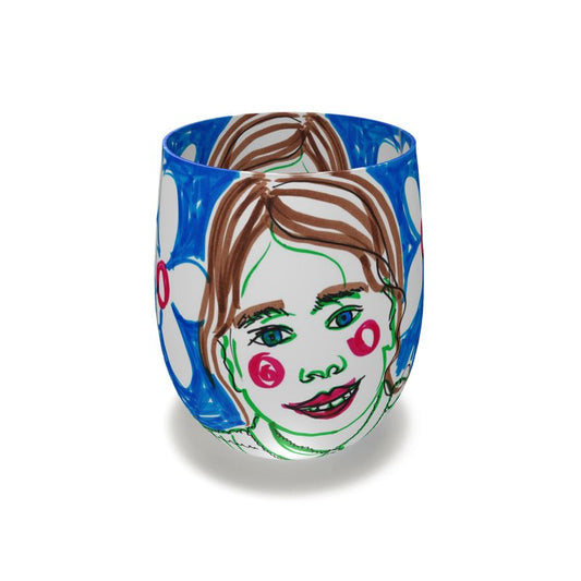 Drinking glass - Daughter Doodle 29 Januaryn 2023