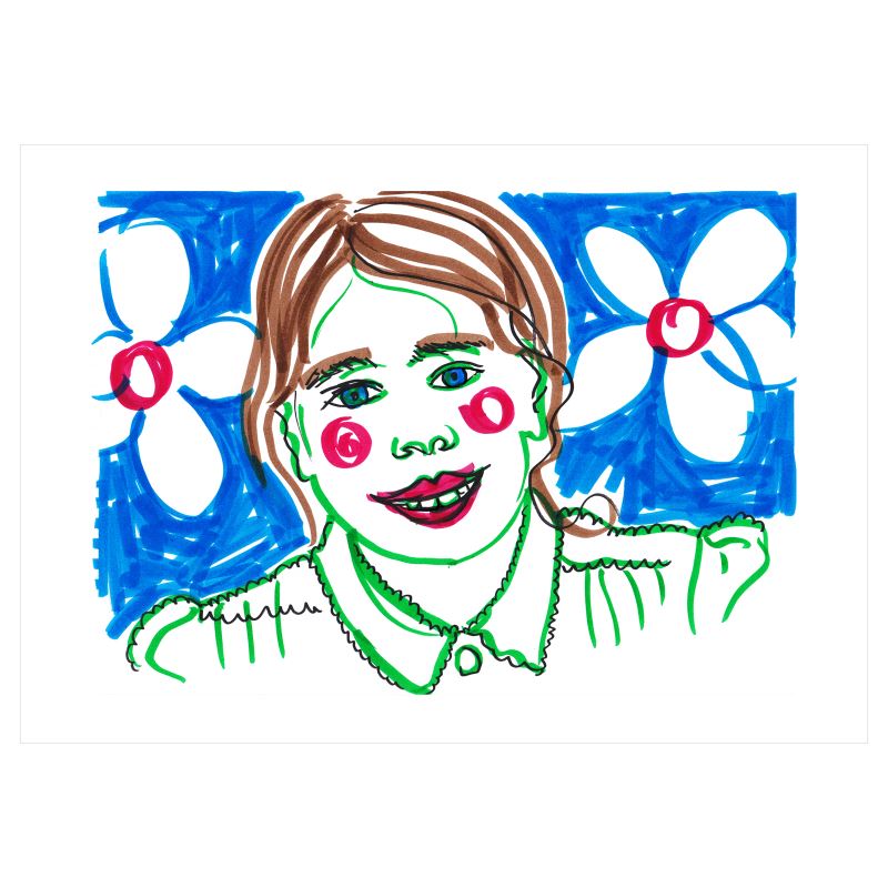 A3 art print - Eldest Daughter Doodle 29 January 2023