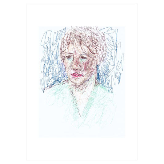 A3 art print - Lesley scribbly - 6 February 2023