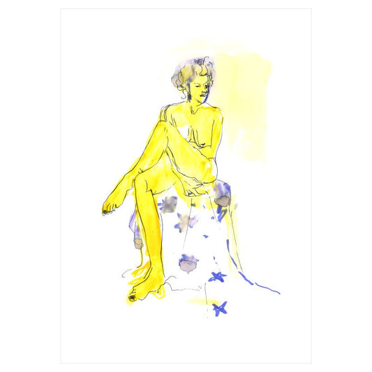 A3 art print  - Seated Woman - January 2023