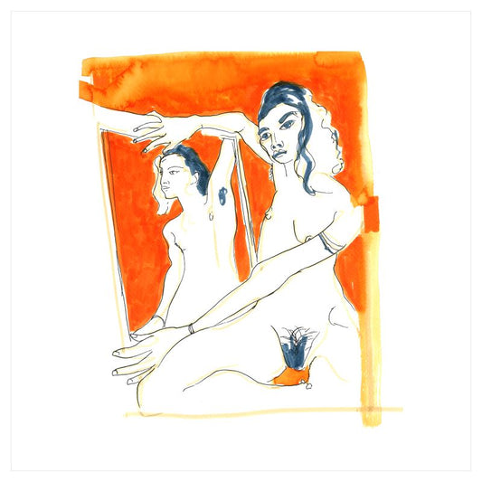 35 x 35 cm Fine Art Print - Kali With Mirror - 22 January 2023