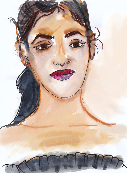 Portrait of Pnamita - Bournemouth 9 April 2023
